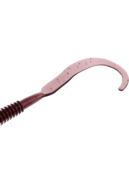 Yumuşak Solucan Solucan Lures Balıkçılık Yemleri Nervürlü Vücut Lure Mor (Yurt Dışından) modelleri