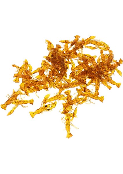 50 Adet Kerevik Yumuşak Yem Balıkçılık Cazibesi Kerevit Jig Başkanı Kahverengi (Yurt Dışından)