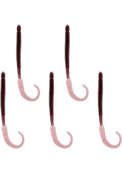 Yumuşak Solucan Solucan Lures Balıkçılık Yemleri Nervürlü Vücut Lure Mor (Yurt Dışından) fırsatları