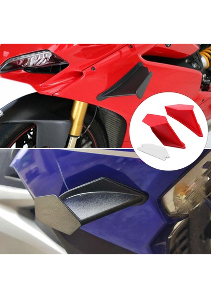 1 Çift Motosiklet Winglets Yamaha Red Için Fairing Yan Hava Saptırmaları (Yurt Dışından) modelleri