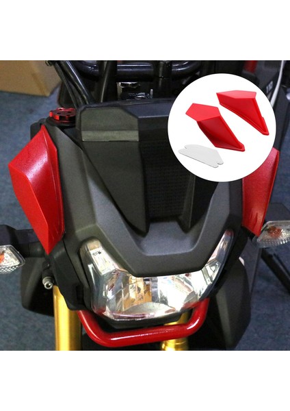 1 Çift Motosiklet Winglets Yamaha Red Için Fairing Yan Hava Saptırmaları (Yurt Dışından) fırsatları