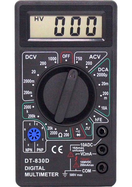 Dıgıtal Ölçü Aleti DT-830D fiyatları