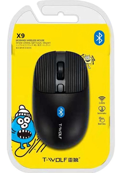 X9 1000 Dpı Kablosuz Bluetooth Mouse