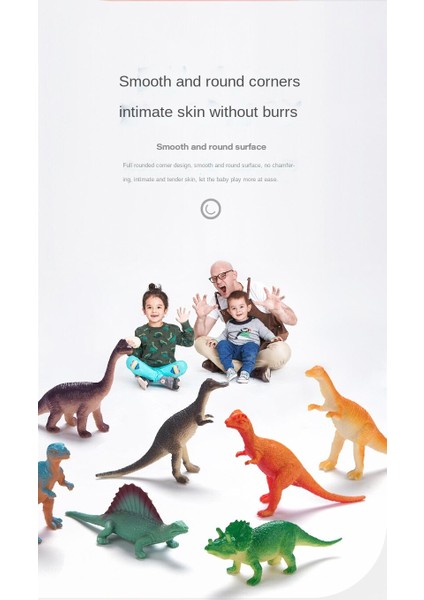 24 Adet Dinozor Jurassic Küçük Boy Simülasyon Dinozor Modeli Oyuncak (Yurt Dışından)