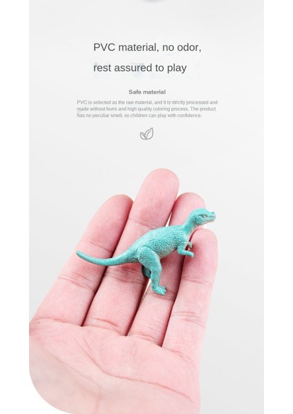 24 Adet Dinozor Jurassic Küçük Boy Simülasyon Dinozor Modeli Oyuncak (Yurt Dışından)