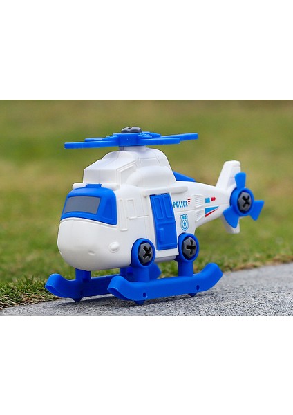 Şehir Polis Arabası Oyuncak Montajlı Araba 4 Parça Set + Tornavida (Yurt Dışından) modelleri