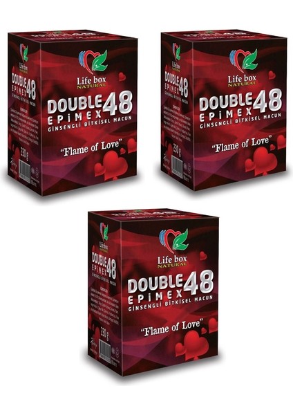 Double Epimex 48 Ginseng Macunu 3 Adet