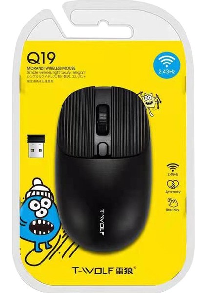 Q19 1000 Dpı 2.4 Ghz Kablosuz Mouse