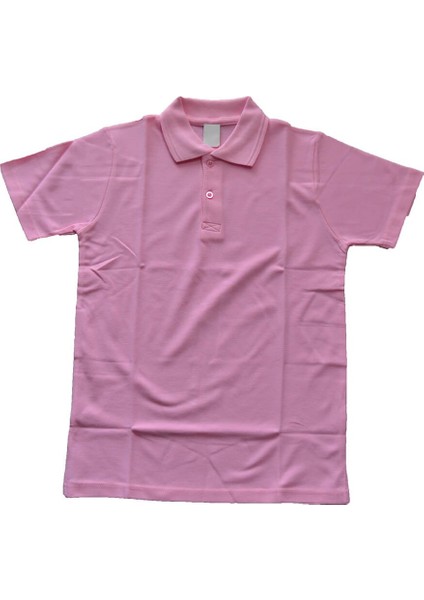 Trend All Butik Çocuk & Genç Pembe Polo Yaka Kısa Kol Tişört modelleri