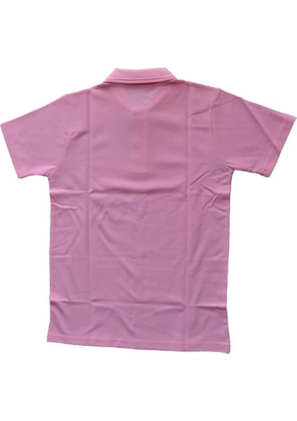 Trend All Butik Çocuk & Genç Pembe Polo Yaka Kısa Kol Tişört fırsatları