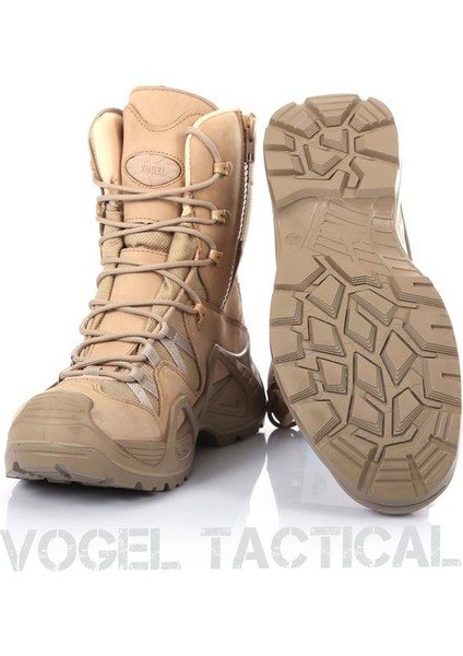 M1491 Vogel Tactical Fermuarlı Bej Askeri Bot No: 41