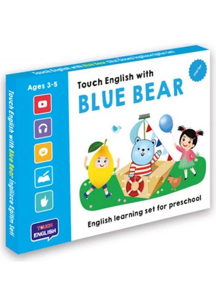 Touch English With Blue Bear Ages 3-5