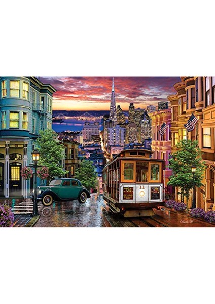 Ks Sunset In San Francisco 3000 Parça Puzzle  Puzzle