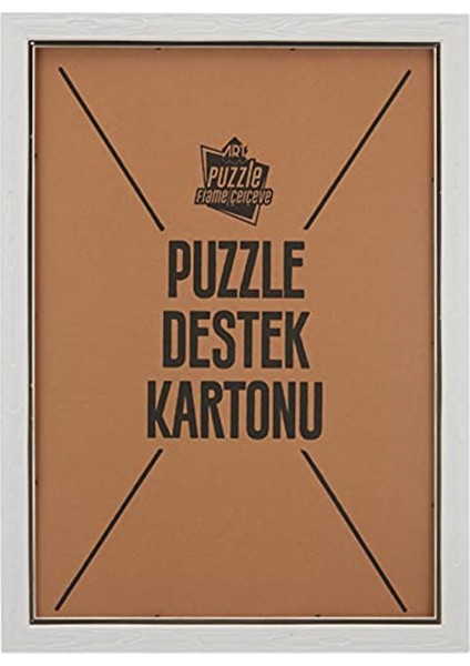 Art Puzzle Çerçevesi 500'LÜK Beyaz Çerçeve  Puzzle