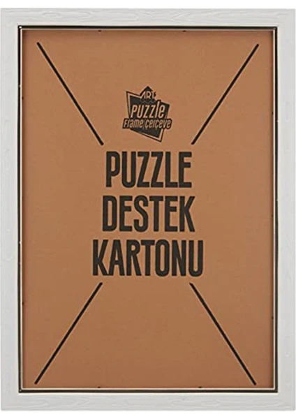 Art Puzzle Çerçevesi 500'LÜK Beyaz Çerçeve  Puzzle