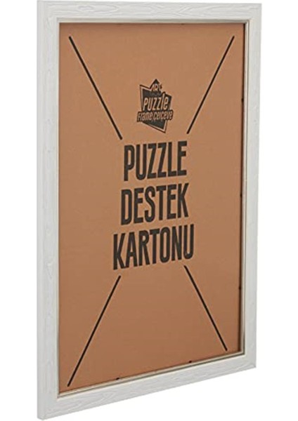 Art Puzzle Çerçevesi 500'LÜK Beyaz Çerçeve  Puzzle