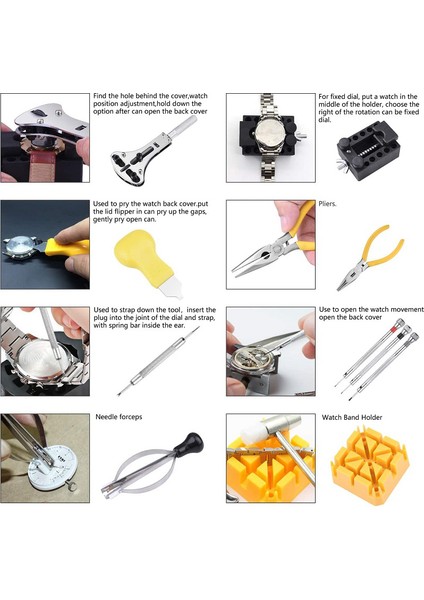 Watch Band Kayışı Bağlantı Pimleri Sökücü Onarım Aracı Seti (Yurt Dışından) fiyatları