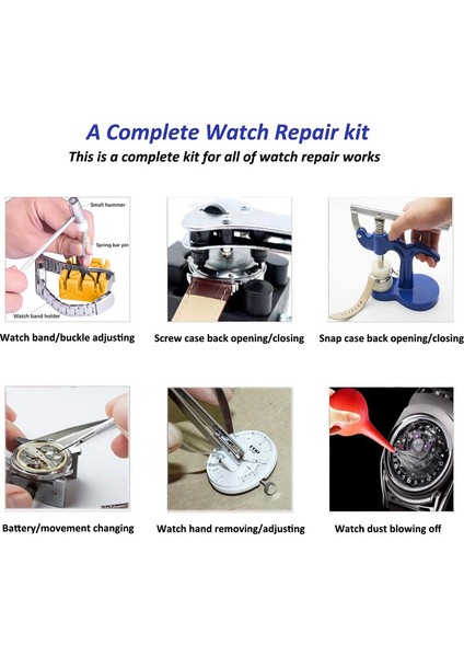 Watch Band Kayışı Bağlantı Pimleri Sökücü Onarım Aracı Seti (Yurt Dışından) indirimleri