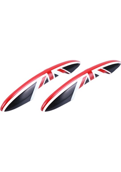 Araba Dış Kapı Kolu Kapak Trim Abs Fit Mini Cooper R50 R53 R56 R59 Kırmızı Siyah (Yurt Dışından)