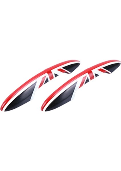 Araba Dış Kapı Kolu Kapak Trim Abs Fit Mini Cooper R50 R53 R56 R59 Kırmızı Siyah (Yurt Dışından)