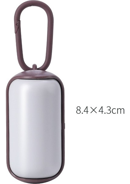 Taşınabilir Pet Çöp Çantaları Taşıma Kutusu - Gri (Yurt Dışından)