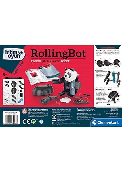 - 64468 - Robotik Laboratuvarı - Rollingbot, Bilimsel Oyuncak 8 Yaş, Multicolor K