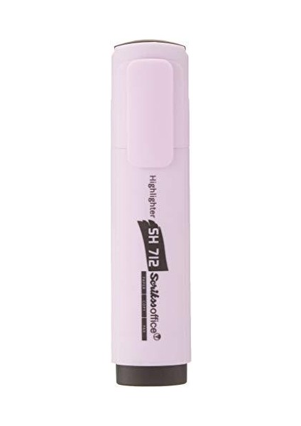 Office SH712 Fosforlu Pastel Kalem Pastel Lila Uçlu Kalem