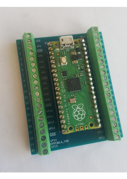 Raspberry Pi Pico Terminal Adaptör Kartı