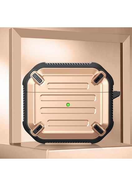 Aırpods 3 Için Kulaklık Koruyucu Kılıf -Rose Gold (Yurt Dışından)