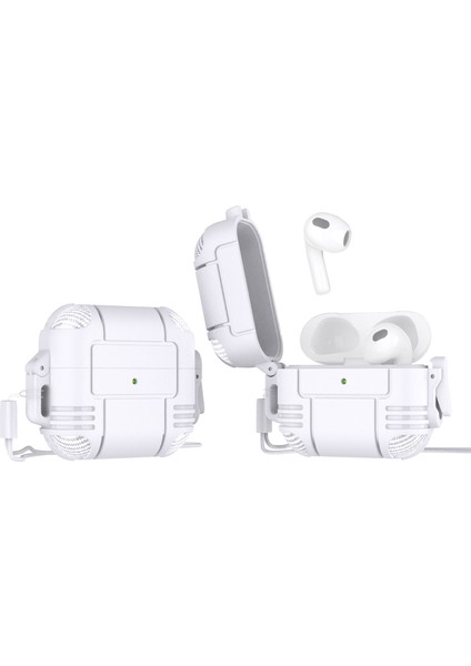 Aırpods 3 Için Tpu Kulaklık Koruyucu Kılıf -Beyaz (Yurt Dışından)