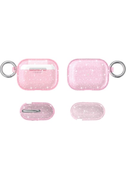 Terminator Glitter Toz Kulaklık Koruyucu Kılıf Aırpods Pro Için Kanca ile (Yurt Dışından)