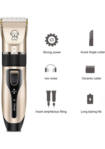 Usb Şarj Edilebilir Köpek Tıraş Makinesi -Altın (Yurt Dışından) fırsatları