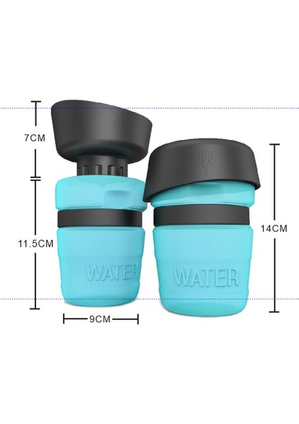 Evcil Hayvan Su Şişesi - Mavi (Yurt Dışından) indirimleri