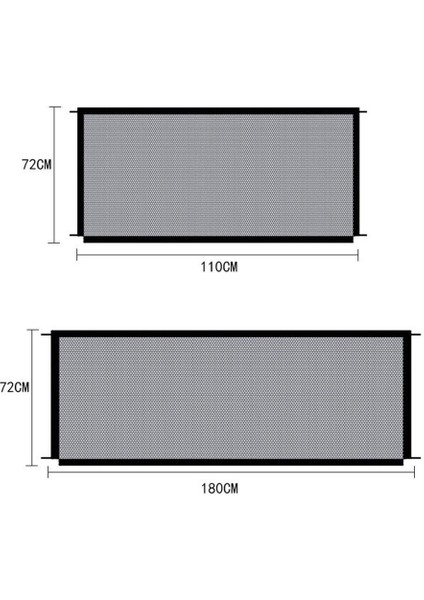 Pet Home Taşınabilir Katlanır Köpek Kedi Güvenlik Çiti - 110X 72 cm (Yurt Dışından)