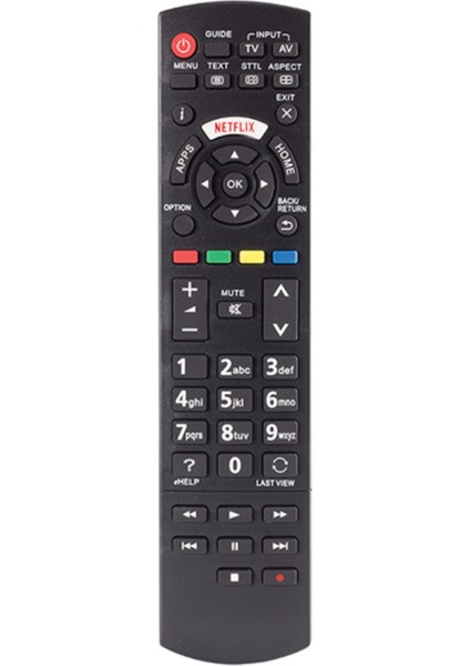 Kl RM-L1268 Panasonıc Netflıx LCD Kumanda