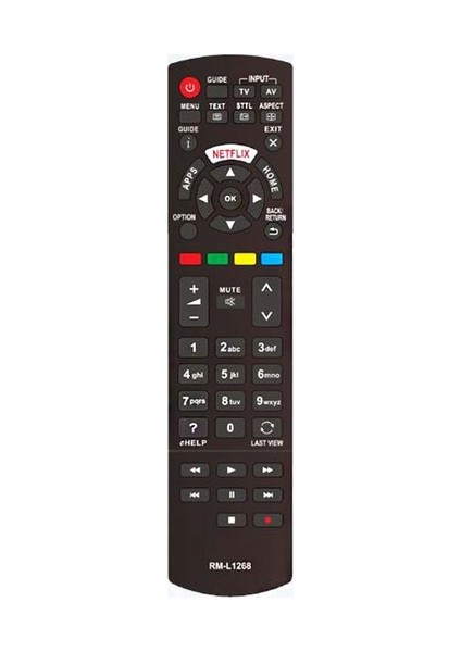 RM-L1268 Panasonıc Netflıx LCD Kumanda