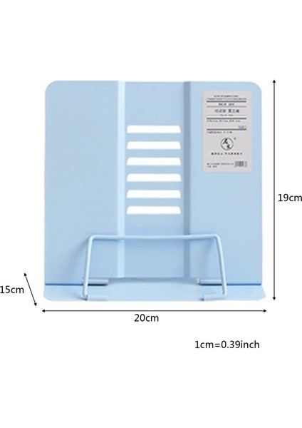 Ayarlanabilir Metal Okuma Kitap Sahibi Bookend Destek Doküman Raf Tablet Standı | (Yurt Dışından)