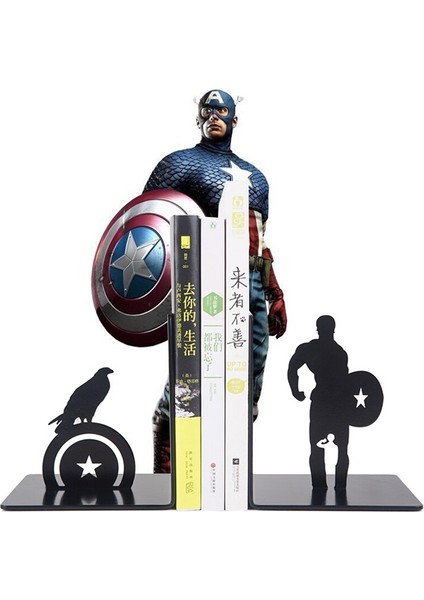 Yaratıcı Kitap Standı Metal Masa Standları Bookend Tutucu Ev Dekorasyon Ofis Okul Malzemeleri Kırtasiye Hediye Öğrenci | Bookendends (Yurt Dışından)