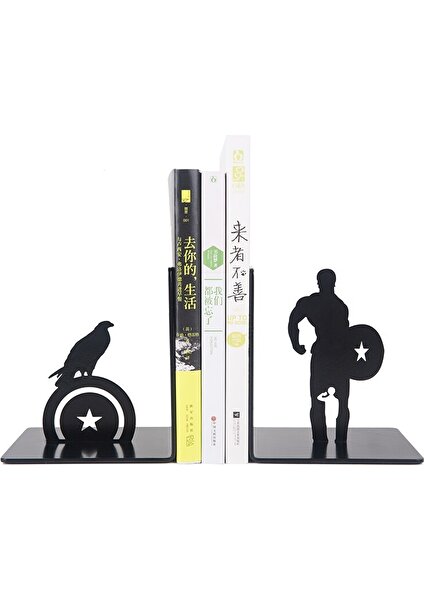 Yaratıcı Kitap Standı Metal Masa Standları Bookend Tutucu Ev Dekorasyon Ofis Okul Malzemeleri Kırtasiye Hediye Öğrenci | Bookendends (Yurt Dışından)