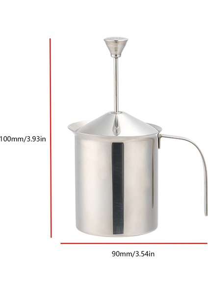 Bahar Manuel Süt Frother Cafe Cappuccino İle Paslanmaz Çelik Süt Frother (Yurt Dışından) fırsatları