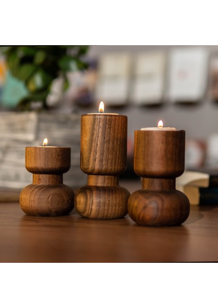 Dekoratif El Yapımı Üçlü Mumluk Seti fiyatları