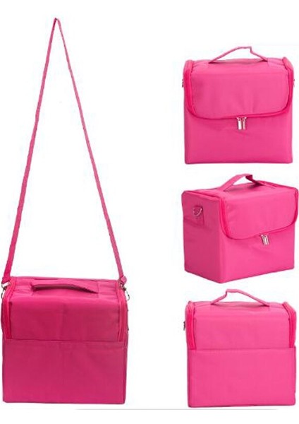 Kadın Lady Makyaj Kozmetik Kılıf Tuvalet Crossbody Çanta Seyahat Çanta Organizatör Saklama Kutusu Taşınabilir Güzel Bavul | Kozmetik Çanta Ve Davalar (Yurt Dışından)