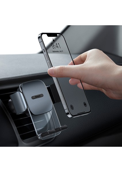 Siyah Kolay Kontrol Kelepçe Araç Montaj Tutucu Takım 4.7-6.7 Inç Evrensel Montaj Vantuz Tutucu Otomatik Xiaomi Samsung Huawei Için (Yurt Dışından) modelleri