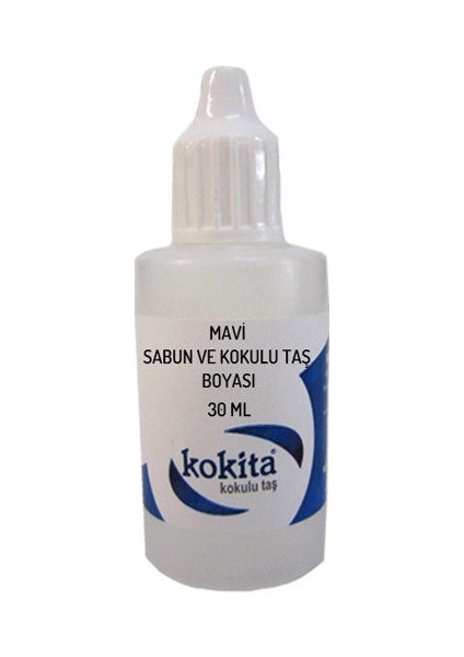 30 ml Mavi Sabun ve Kokulu Taş Boyası