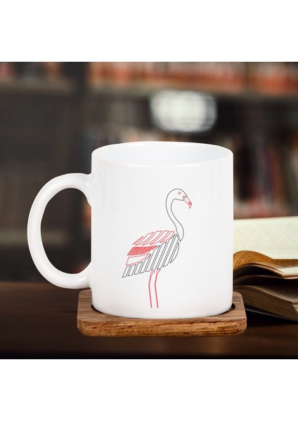 Flamingo Tasarımlı Kupa