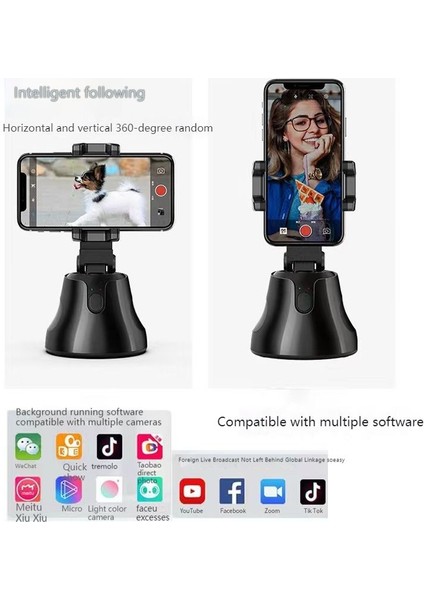 360 Derece Akıllı Takip Ptz Şarj Nesnesi Izleme Kamerası Aı Yüz Tanıma Kamerası 360PRO Şarj Evrensel Braket Uzaktan Kumanda (Yurt Dışından) indirimleri