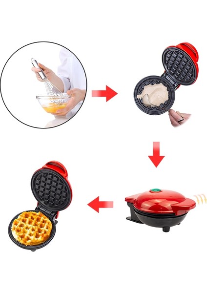 Elektrikli Waffle Maker Kabarcık Yumurta Kek Fırın Kahvaltı Waffle Makinesi Yumurta Kek Fırın Pan Eggette Makinesi Mini Waffle Pot | Waffle Makineleri (Yurt Dışından)