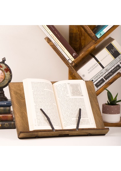 Ahşap Kitap Standı