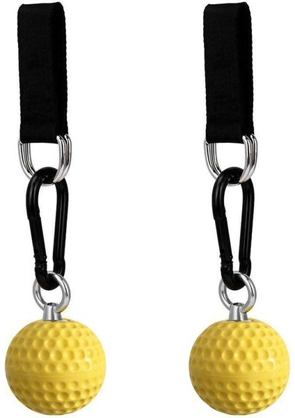 2 Adet 7.2 Cm Topları Çekin Topları El Sapps Parmak Kuvvetleri Eğitmen Cannonball Kavrama Kol Kas Barbells Spor Salonu El Kavrama Topu Egzersiz Fitnes | El Sapları (Sarı) (Yurt Dışından)