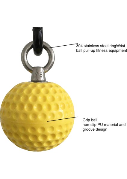2 Adet 7.2 Cm Topları Çekin Topları El Sapps Parmak Kuvvetleri Eğitmen Cannonball Kavrama Kol Kas Barbells Spor Salonu El Kavrama Topu Egzersiz Fitnes | El Sapları (Sarı) (Yurt Dışından) fırsatları